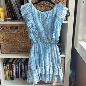 Urban Outfitters Blue Floral Mini Dress